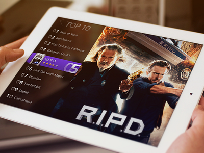 Movie Top10 ipad popular rex show top10 ui