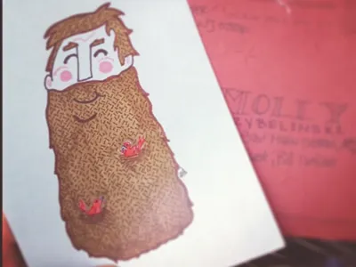 Beard Nest beards illustration marker