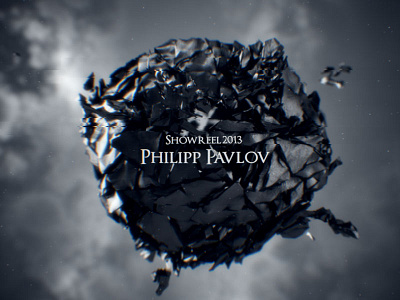 packshot for my new showreel 3d after effects cinema 4d shatter sphere