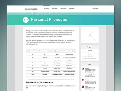 Layout Variation 01 flat ui website wireframe