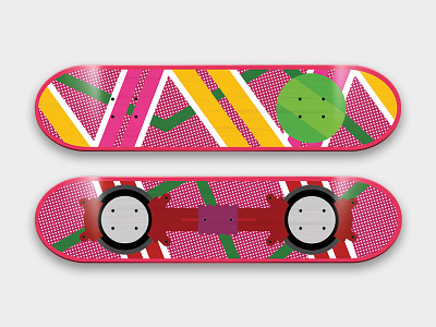 McFly's Skatedeck back to the future deck hoverboard mcfly skate skateboard