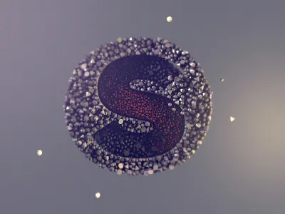 Particle Typography c4d cinema 4d diligence particles rendering s stuart wade type typography