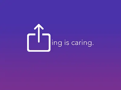Sharing is caring. icon share