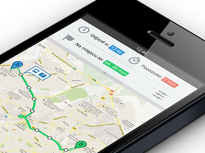 jakdojade.pl redesign concept app application information iphone5 michalkulesza michał kulesza mobile navigation public transport