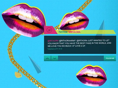 Rita Ora's Tweets design tweets twitter