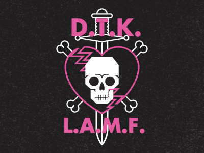 D.T.K.L.A.M.F. icon logo punk tribute