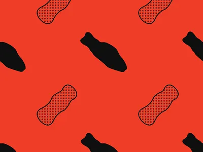 Sour Fish candy fish illustration pattern sour patch kids swedish