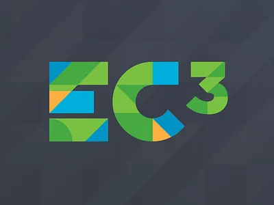 EC3 - Evernote Conference identity branding conference evernote green pattern shapes vector