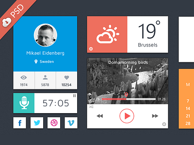 Flat Ui Final agileinfoways flat flat ui metro ui ux weather widgets