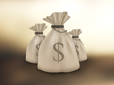 Growth Hacking - Money Bags @2x bag beige brown cash dollar gold growth monetization pouch revenue rope sand