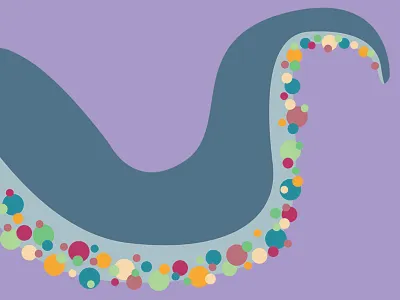 Tentacle digital illustration octopus