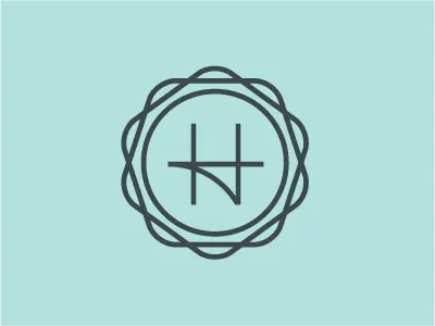 H Seal h identity logo
