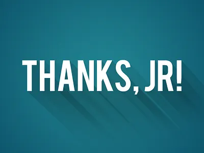 Thanks for Draft, JR! debut thanks