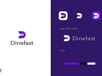 Dinefast Logo branding graphic design logo