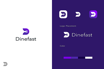 Dinefast Logo branding graphic design logo