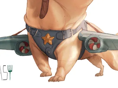 daschund 2 animals daschund dog pilot plane