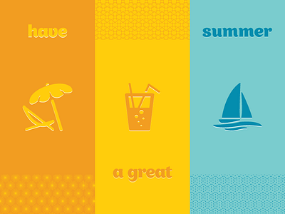 Summer Patterns appetite blue boat download holidays orange patterns relax sea summer sun yellow