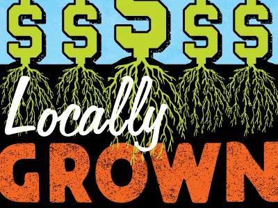 Locally Grown illustration set