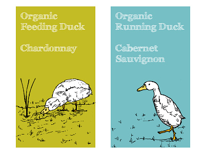 Wine Label Ideas cabernet chardonnay ducks labels organic sauvignon wine