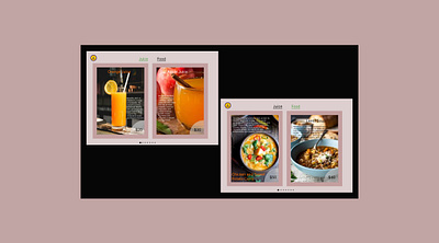 Daily UI : 43 Food/Drink Menu...