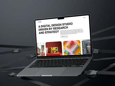 DESIGN STUDIO WEBSITE 3d branding graphic design ui