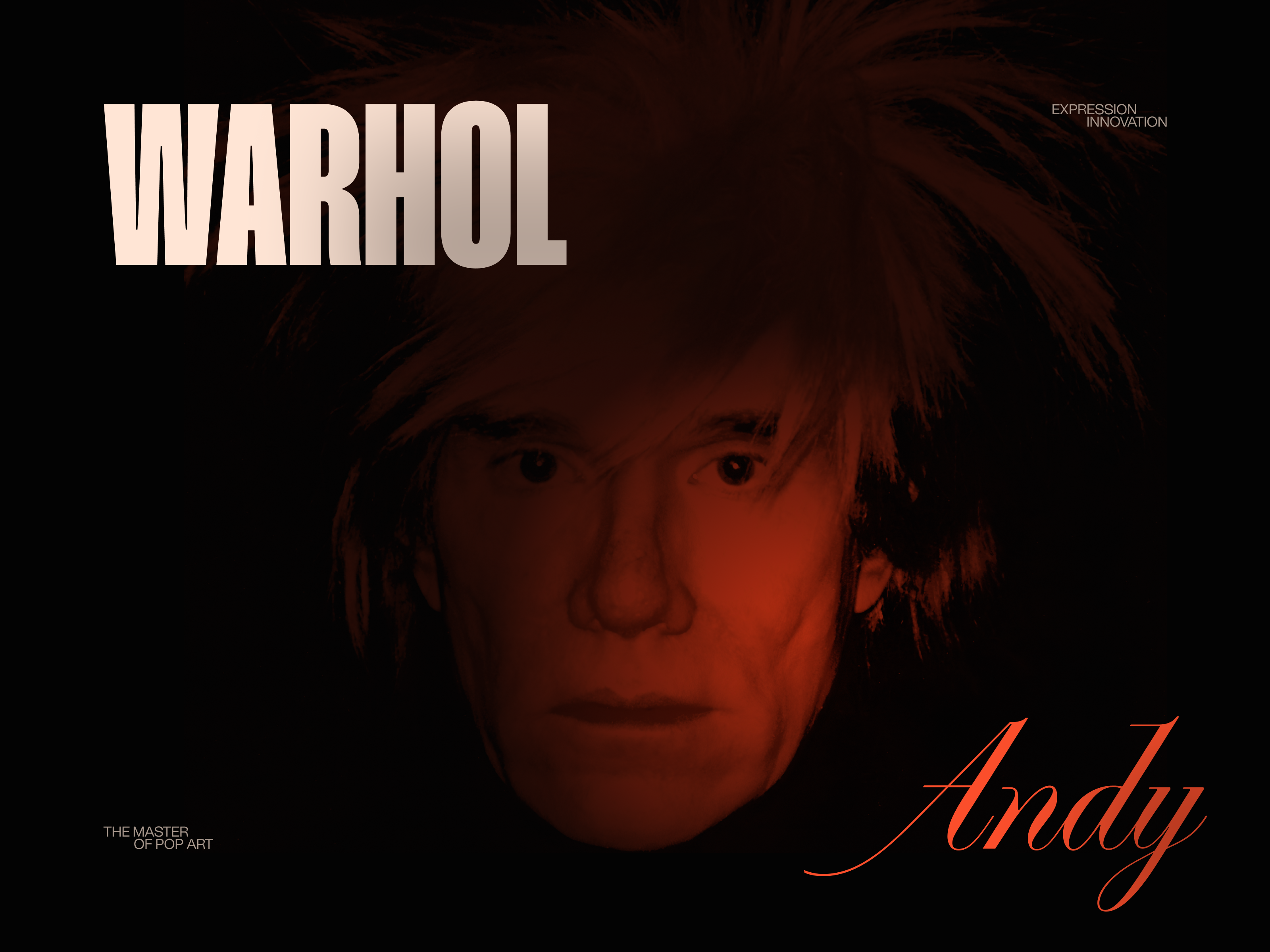 WARHOL // Website animation blacklead bold brutalist creative design grid landing modern portfolio studio ui ux webflow website