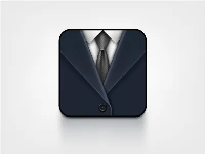 Business Icon business icon shirt suit tie vector