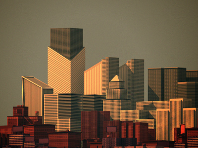 City 2 cinema4d city parallel