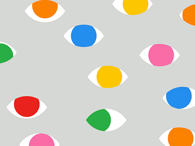 Points of view color colors eye icon vector view
