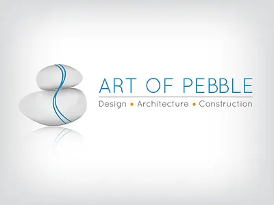 Art of Pebble | Logo illustrator logo pebble