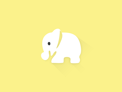 Ella Shadow elephant icon shadow yellow