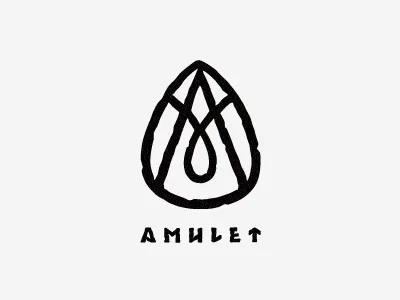 Amulet tea amulet black magic monogram runes stone tea