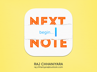 Next Notes begin document flat icon ios ios7 minimal next note writer