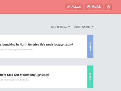 Another Side Project Preview aggregator game website