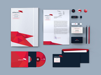 Ultravision© Branding brand branding corporate image logo stationary ultravision