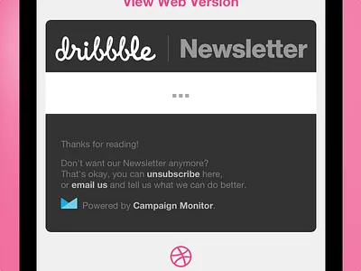 Tweaking the Newsletter campaign monitor neue haas grotesk newsletter