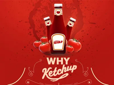 Infographıc color info infographıc ketchup logo red why