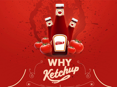 Infographıc color info infographıc ketchup logo red why