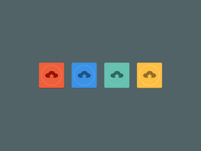 Day#2 Free a project each an everyday (fireworks project) cloud download fireworks flat free freebie fw icon icons png ui upload