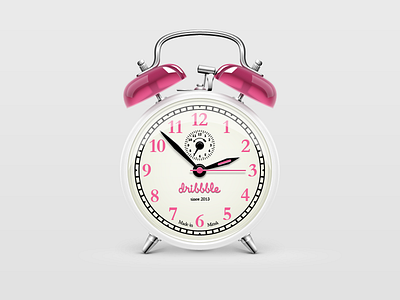 Alarm clock alarm clock design icon illustration