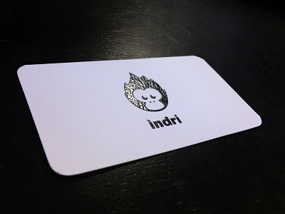 Business Card Verso business card indri