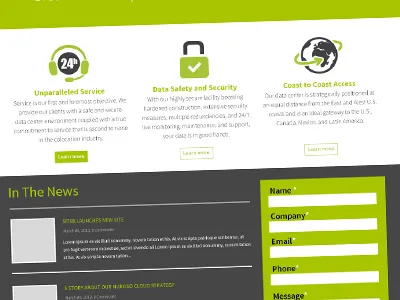 Siteb Dribbble design flat web