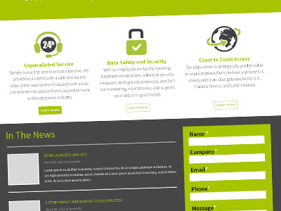 Siteb Dribbble design flat web