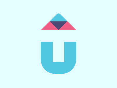 UT arrow negative space t u