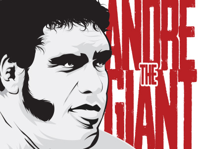Andre the Giant andre the giant illustration wrestlers wrestling wwe wwf