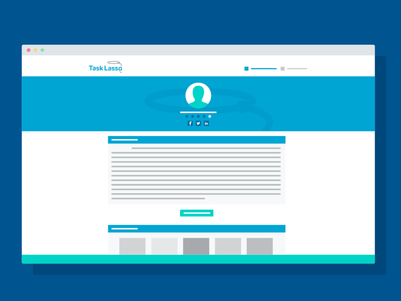 TaskLasso Web - Profile/Portfolio {gif} 2d after effects animation gif tasklasso
