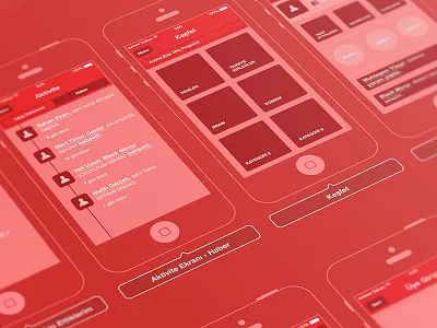 Wireframe - TV Shows App ios7 iphone tv shows ui ux wireframe