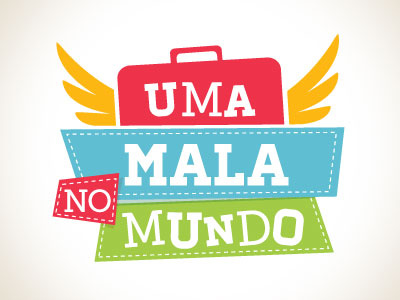 Uma Mala No Mundo bag fly logo