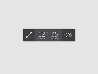 Flat button button clean clock flat time ui web app