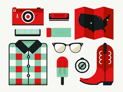 Let's Roll illustration ui ux